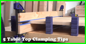 table top gluing and clamping tips