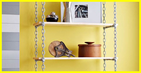 Chain Hung Shelves