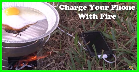 Charge Your Phone With Fire