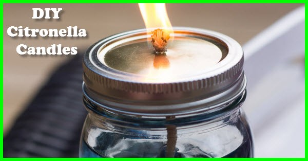 DIY Citronella Candles