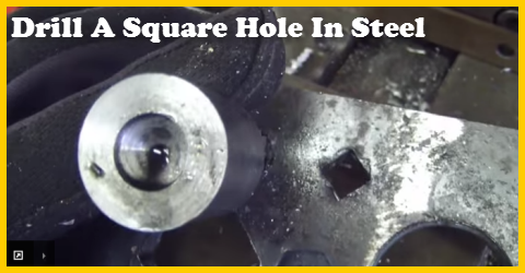 Square Hole In Steel