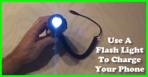 Use Your Flashlight To Charge Your Phone