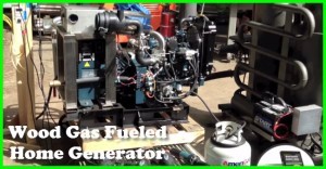 Wood Gas Fueled Home Generator