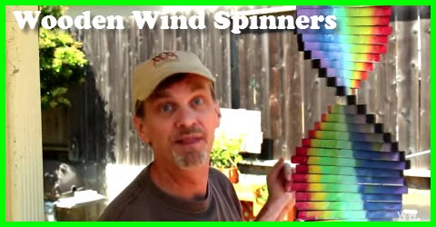 Wooden Wind Spinner