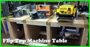flip top machine table