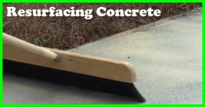 resurfacing concrete