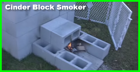 cinder block smoker