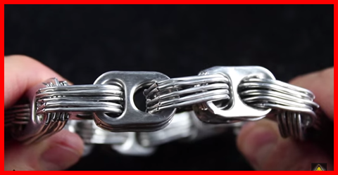 soda can tab chains