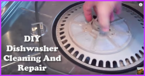 DIY dishwasher cleaning and repair