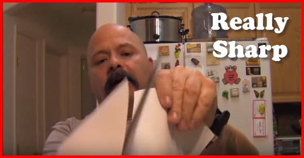 Sharpen Your Knives Really sharp