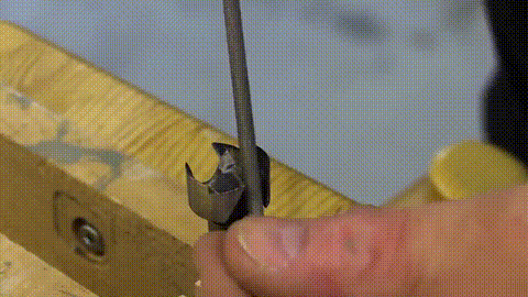 how to sharpen a forstner wood drill bit