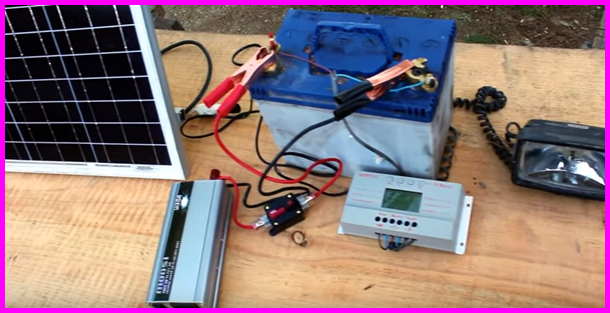 how to build a portable solar power supply