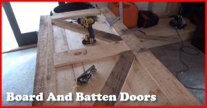 how to build board and batten doors