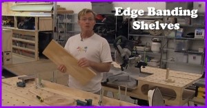 how to edge band shelves