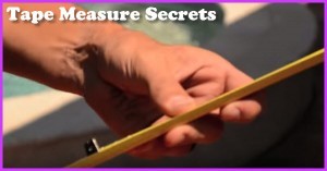 tape measure secrets