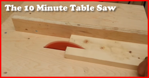 how to build your own table saw
