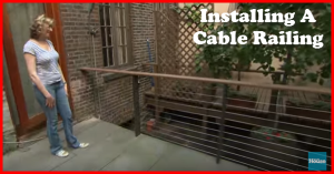 how to install a cable railing