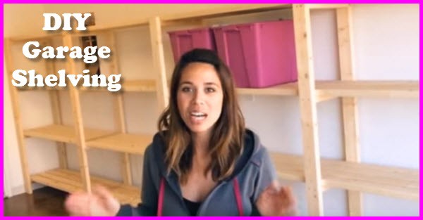 DIY Garage Shelving