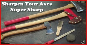 How To Sharpen An Axe Super Sharp