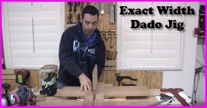 how to make an exact width dado jig